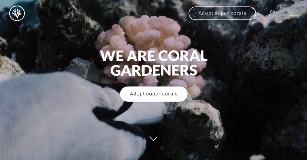 Coral gardener homepahe